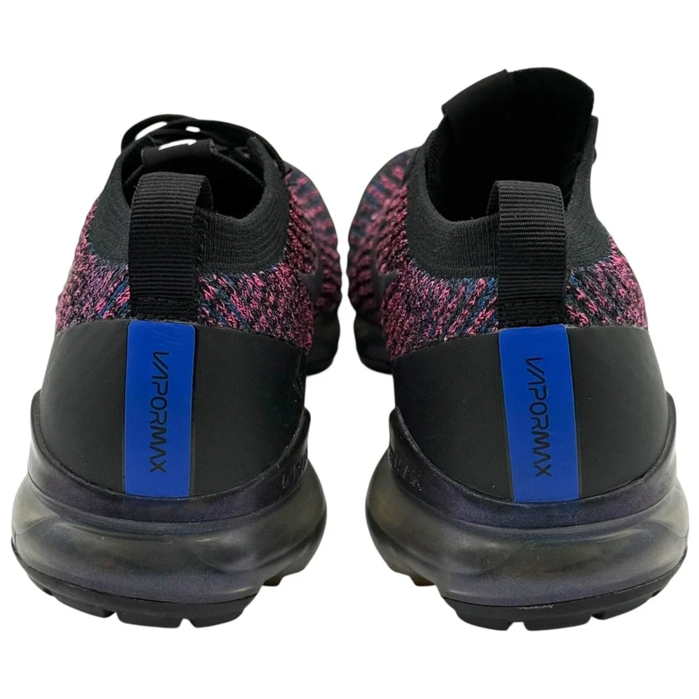 Nike Air VaporMax Flyknit 2 Women's 8.5 Black Purple Running Shoes AJ6910-003‎
